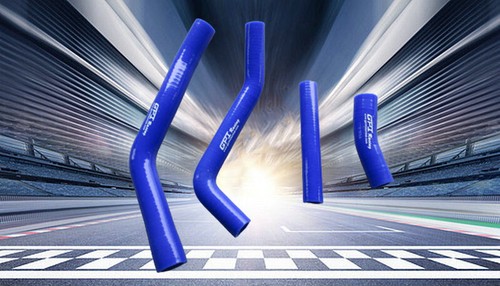 Blue silicone radiator hose - blue,