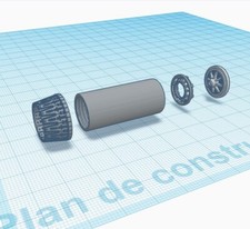 Réacteur (simplifié) SNECMA M-53 pour Mirage 2000 Heller - 1/48