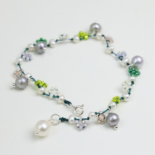 Bracelet perles eau douce - bracelet,