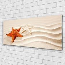 Tableau mural Image sur Plexiglas® 125x50 Art Sable Étoile De Mer