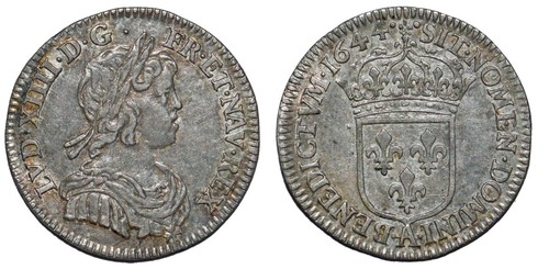 Louis xiv ecu la - 1/12,