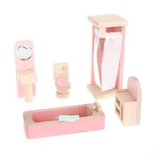 Bricolage en bois miniature meuble ensemble poupée maison pour enfants