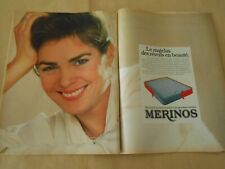 Publicité 1981  Merinos Le Matelas des réveils en beauté