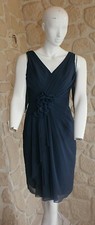 Robe cocktail marine taille