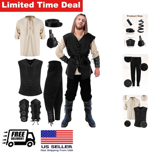 Men renaissance costume set - men, 6
