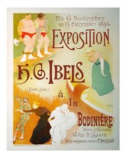 Affiche d'exposition vintage