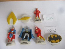 LOT 7 fèves série ligue justiciers 2013 2017 flash batman superman