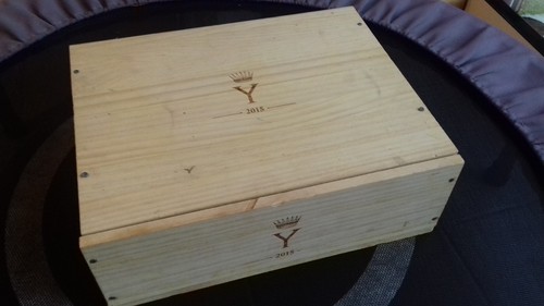 Caisse vide bois vin chateau - chateau, y