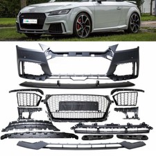 Pare-choc avant Sport + Grille nid d'abeille Modèles RS pour Audi TT 8S de 2014-