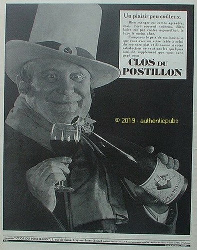 Publicite clos postillon - clos,