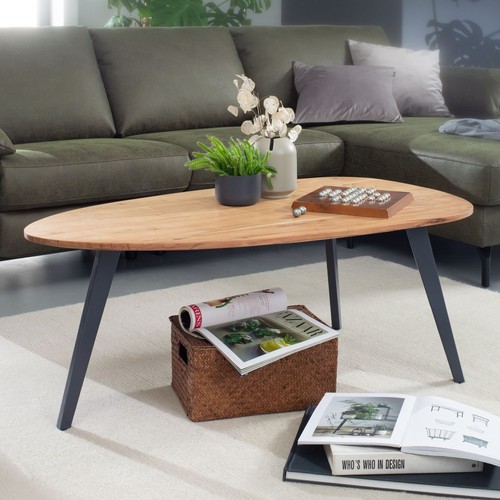 Finebuy table basse bois - table,