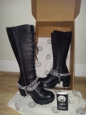  New Rock Knee High Platform