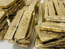 2500 Grams Scrap Gold Bar For Gold Recovery Melted Different Computer Coins Pins