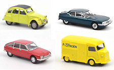 Lot de 4 Citroën 2CV, SM, GS