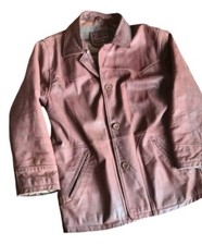 VESTE MARLBORO CLASSICS VINTAGE EN CUIR TAILLE L HOMME MARRON COUNTRY