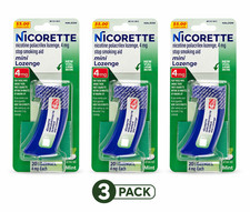 Lot of 3 - Nicorette 4mg Mini