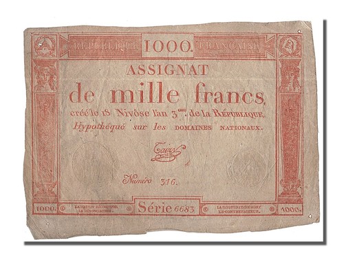 Billet france 1000 - billet,, francs