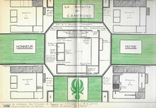 CAMERONE Bataille MEXIQUE 1863 Légion Etrangère  Dédicace Auteur C BOURGEON 1963