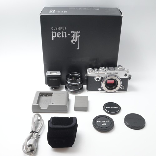Olympus pen silver with 12mm - olympus,