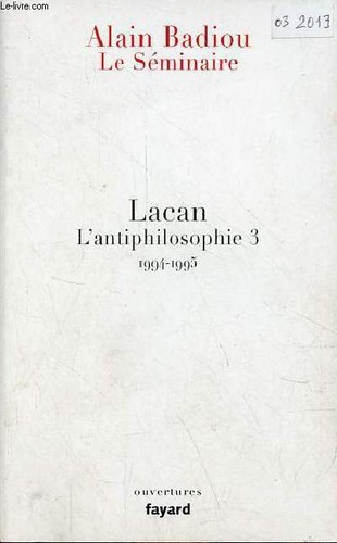 Séminaire lacan - le,