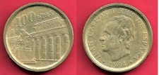 ESPAGNE . 100 PESETAS 1994 . DE DOBLE LISTEL