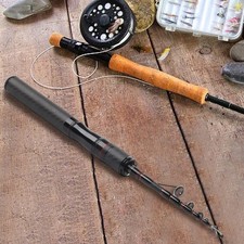 Mini canne à pêche 150 cm design carbone ultra léger pour techniques de fines