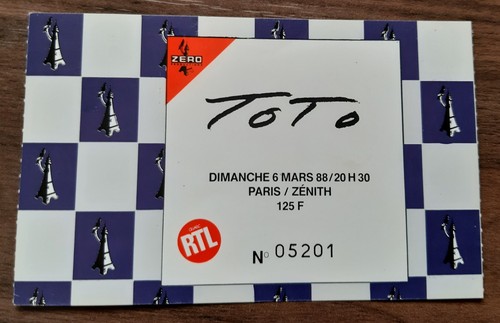 Ticket billet used - used, place
