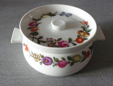 Porcelaine de Paris les quatre saisons pot couvert petit legumier