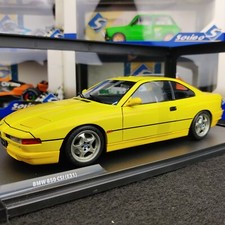 VOITURE SOLIDO BMW 850 CSI E31 DAKAR YELLOW 1990 1:18 NEUF BOITE S1807005