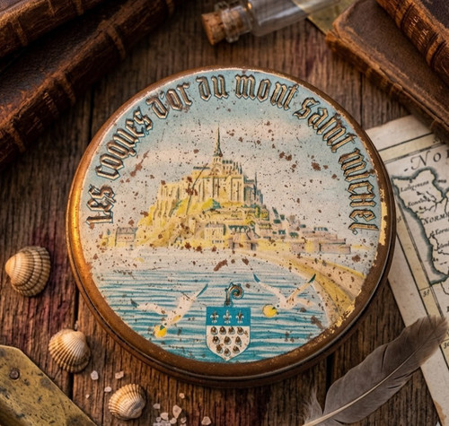 Boîte métal ancienne - , “les