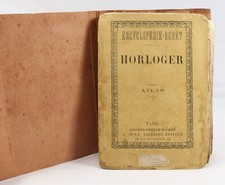 RORET - Encyclopédie Horloger 1896 Atlas - 15 Planches gravées  / Horlogerie