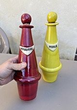 Huilier vinaigrier  céramique de Pol Chambost .