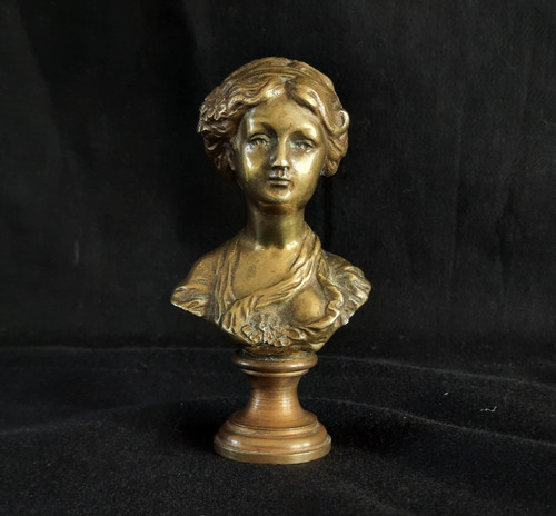 Sceau cachet bronze - , buste