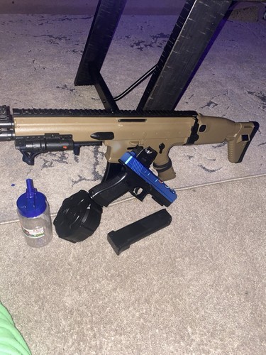 Scar full action airsoft gun - full,