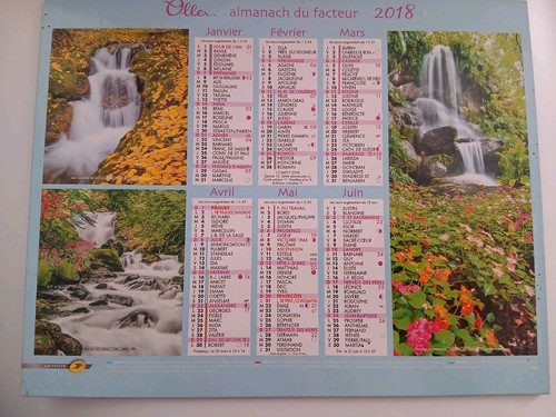 Calendrier almanach facteur - almanach, du