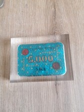 Plaque casino nice - nice, 5000