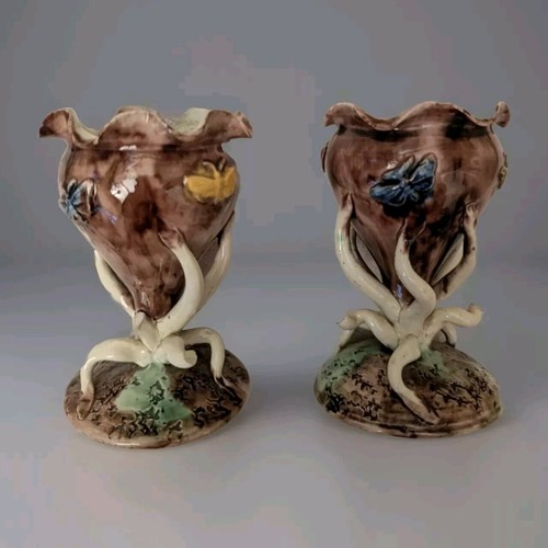 Paire vases palissy - de, thomas