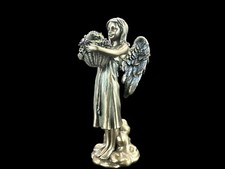 FIGURINE ANGE AVEC FLEURS -