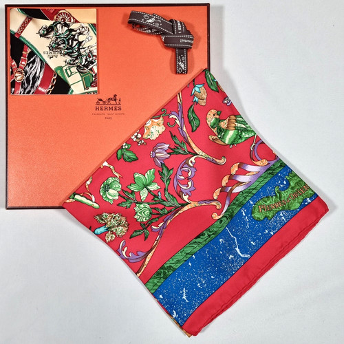 Rare vintage hermes silk - rare, scarf