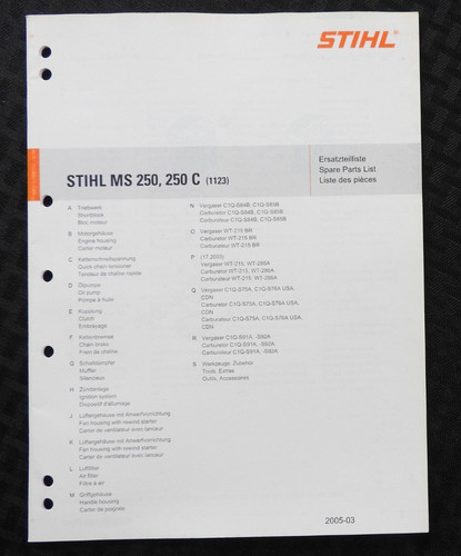 Véritable stihl ms250 - véritable, 250