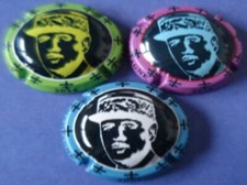 série de 3 capsules de champagne génériques De Gaulle n°1236i à 1236k