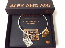Alex And Ani Classe De 2018 Bracelet Rafaelian Argent Neuf Étiquette Boîte Carte