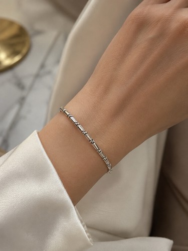 Bracelet jonc argent - argent, sterling