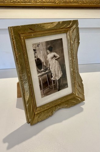 Cadre doré photo femme nue - doré,