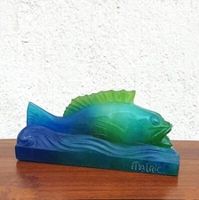 Amalric  Walter Nancy, Poisson En Pâte De Verre, Début XXème Siècle
