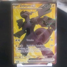 Carte Pokemon - Zekrom EX Full Art 158/086 - Foudre Noire EV10.5 - FR 