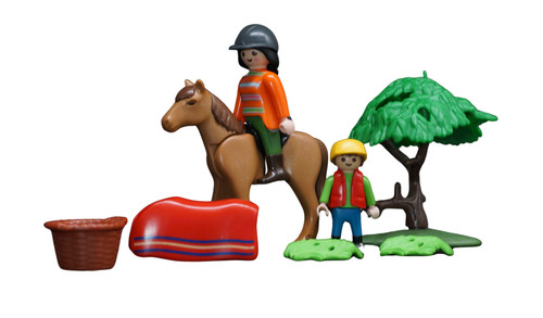 Playmobil cavalière avec
