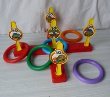 #TMNT# Mirage Studios 1990 / Tortues Ninja - Écoiffier / Jeu de lancer d'anneaux