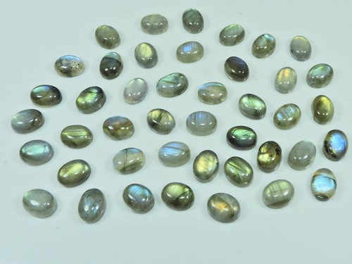 Cabochon ovale labradorite - en,