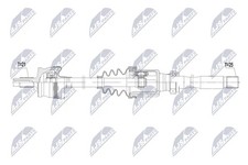 Demi-arbre Essieu arrière